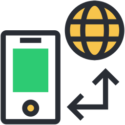 connessione internet icona