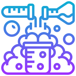réaction chimique Icône