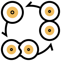 división celular icono
