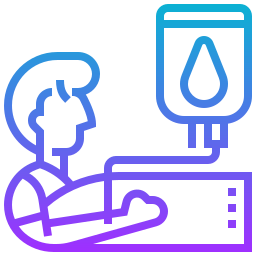 trasfusione di sangue icona