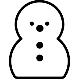 pupazzo di neve icona
