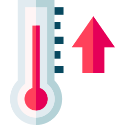 Высокая температура иконка