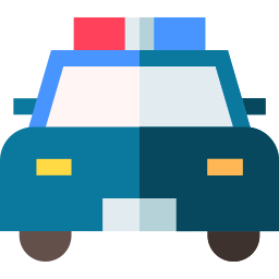 coche de policía icono