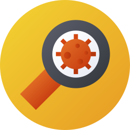 Virus search icon