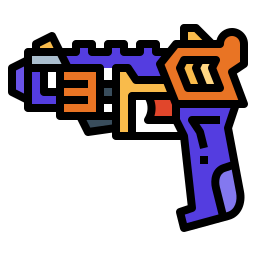 Toy gun icon