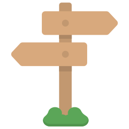 Signpost icon