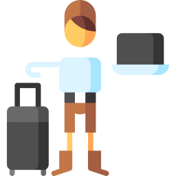 agente de viajes icono