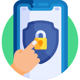 Mobile security icon