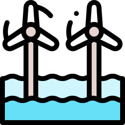 Wind farm icon