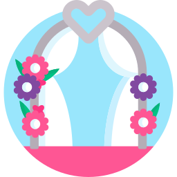 Wedding arch icon