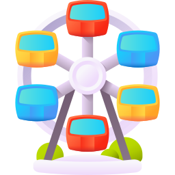 Ferris wheel icon