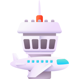 Airport tower icon