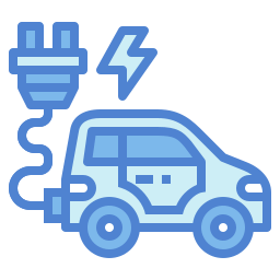 Electric car icon