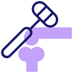 Neurology reflex hammer icon