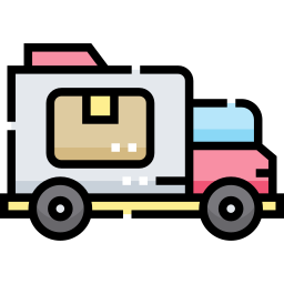 Delivery car icon