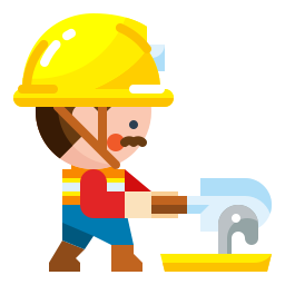 Construction worker icon