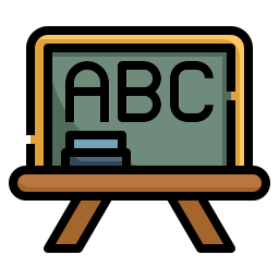 Chalkboard icon