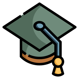 Graduation cap icon