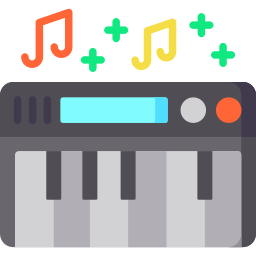 teclado de piano icono