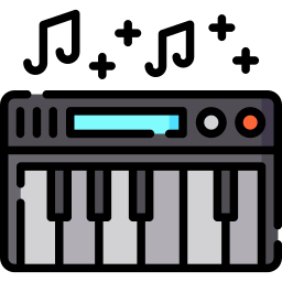 Piano keyboard icon