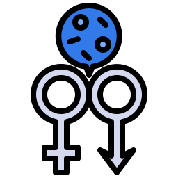 Sexual transmitted disease icon