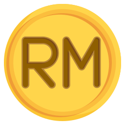 malaysischer ringgit icon