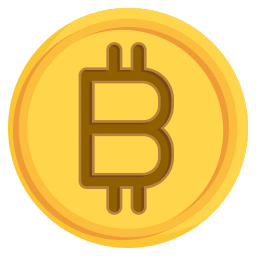 Bitcoin sign icon