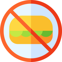 geen junkfood icoon