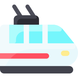 pociąg elektryczny ikona