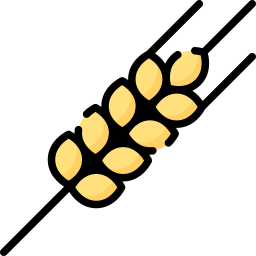 Wheat plant icon