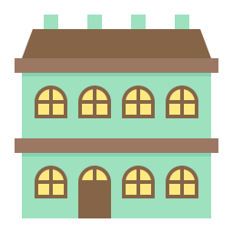 casa di città icona