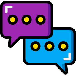 Speech bubbles icon