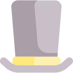 cappello a cilindro icona