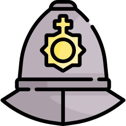 Шляпа полиции иконка