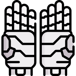 Robotic hand icon