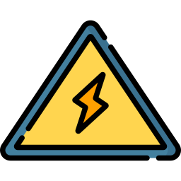 señal de electricidad icono