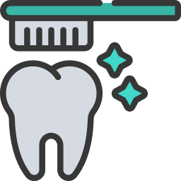 Clean tooth icon