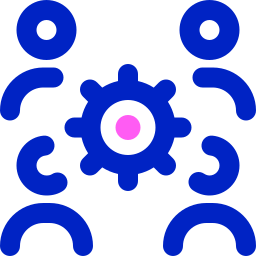 Virus transmission icon