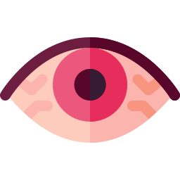 rote augen icon