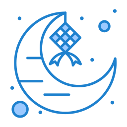 Crescent moon icon