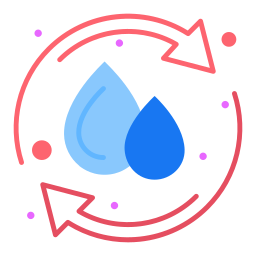 water hergebruiken icoon