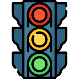 Traffic lights icon