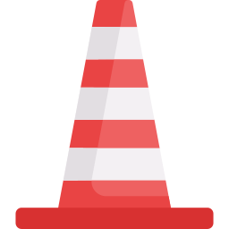 Traffic cone icon