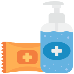 Antibacterial gel icon