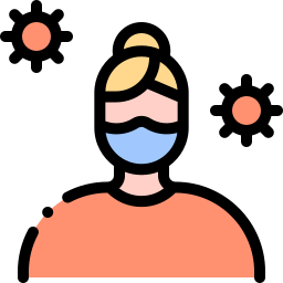 Medical mask icon