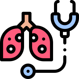 polmoni infetti icona