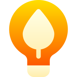 Eco light icon