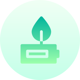 Eco battery icon