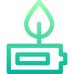 Eco battery icon