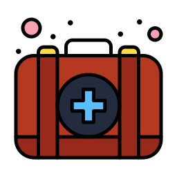 First aid kit icon